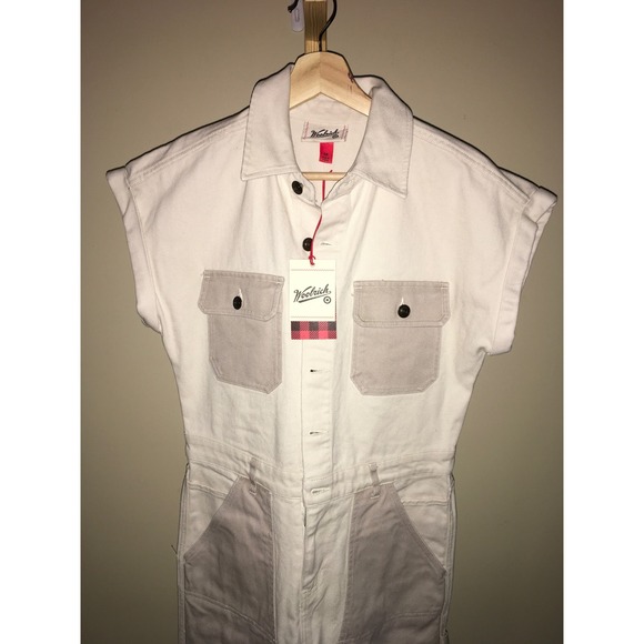 Woolrich x Target Western Jumpsuit Cream Short Sleeve NWT - Picture 7 of 8